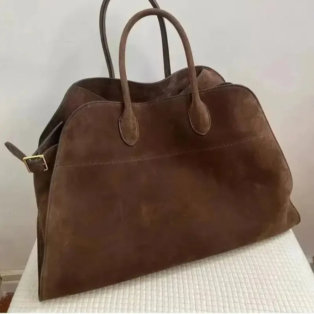 Women's handbag with high-end and niche design, large capacity retro commuting handbag for spring, summer, autumn, and winter