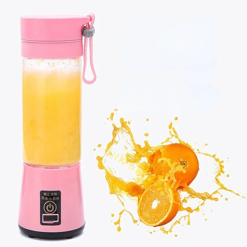 Rechargeable Portable Blender USB Mixer Electric Juicer Cup Smoothie Blender Mini Fruit Food Processor Cup Juice Blenders