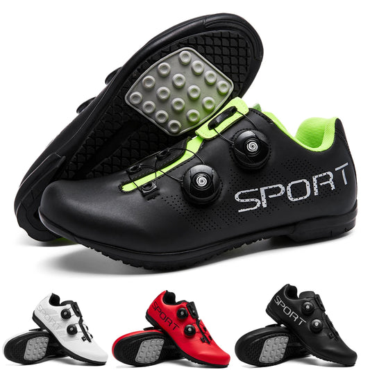 New Racing Road Cycling Shoes Breathable Non-Locking Bicycle Sneakers Men Professional Outdoor Athletic Sports Bike Shoes Unisex