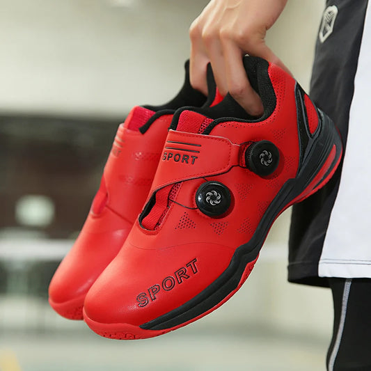 Indoor Outdoor Men Badminton Tennis Sports Shoes New Mesh Breathable Ride Cycling High-Quality Men Tennis Ball Training Footwear